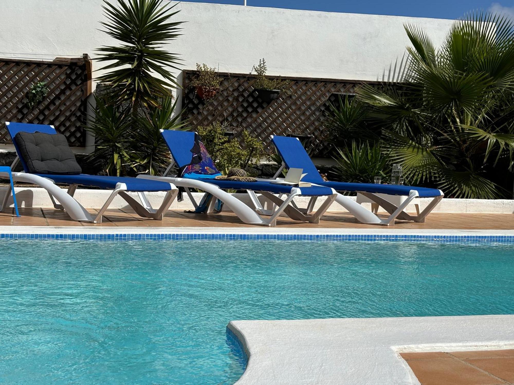 Villa Adel 56, Private Heated Pool, Parking Playa Blanca  Esterno foto
