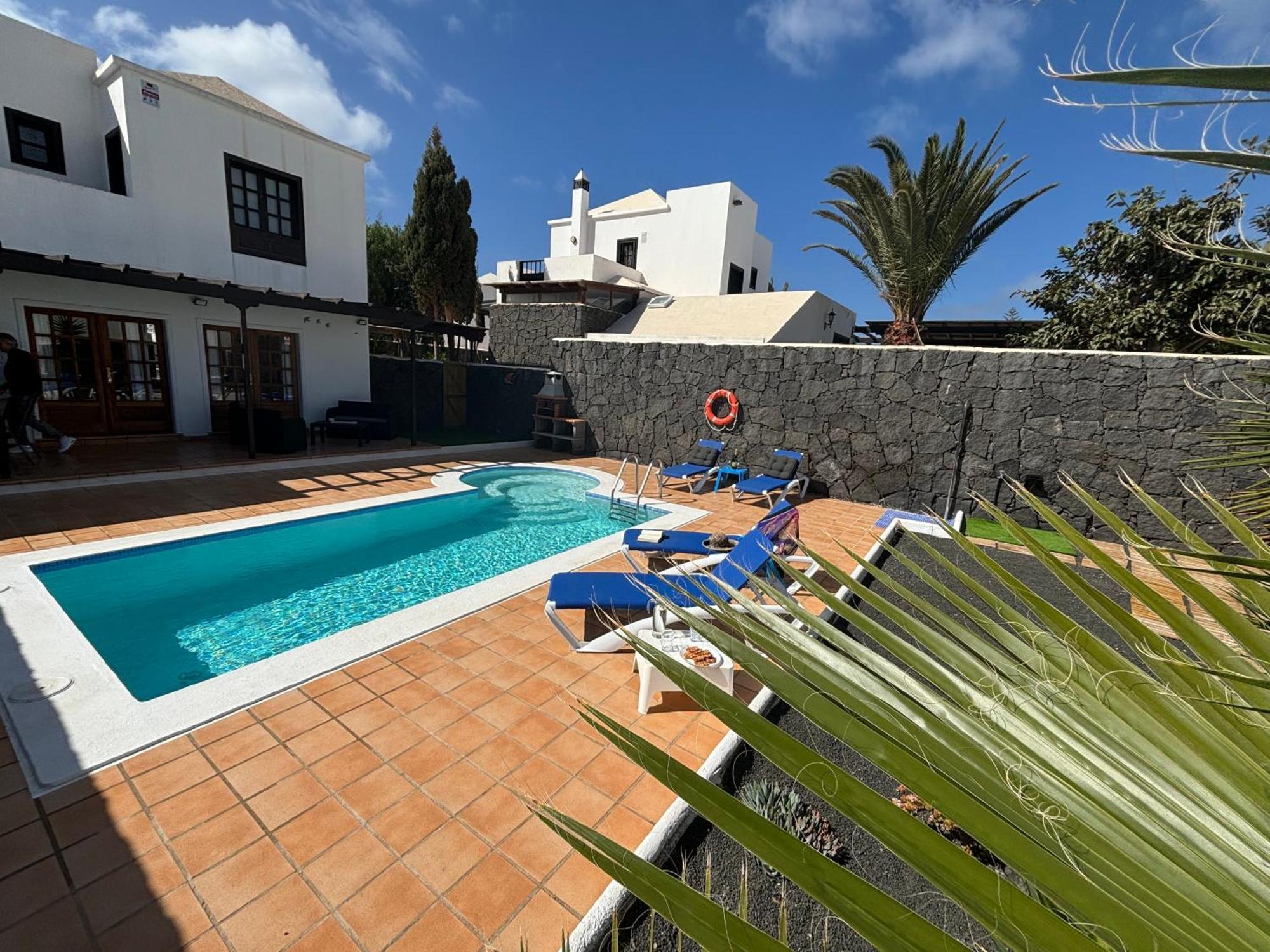 Villa Adel 56, Private Heated Pool, Parking Playa Blanca  Esterno foto