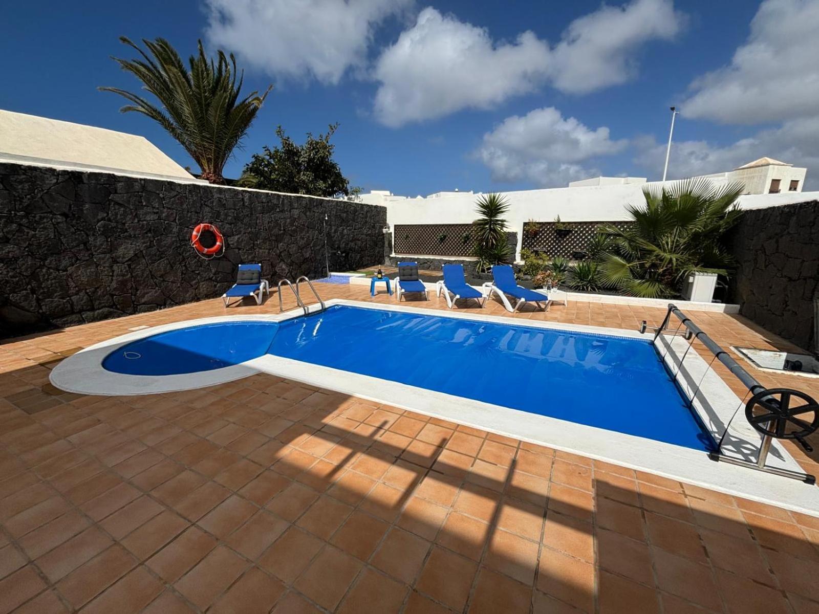 Villa Adel 56, Private Heated Pool, Parking Playa Blanca  Esterno foto