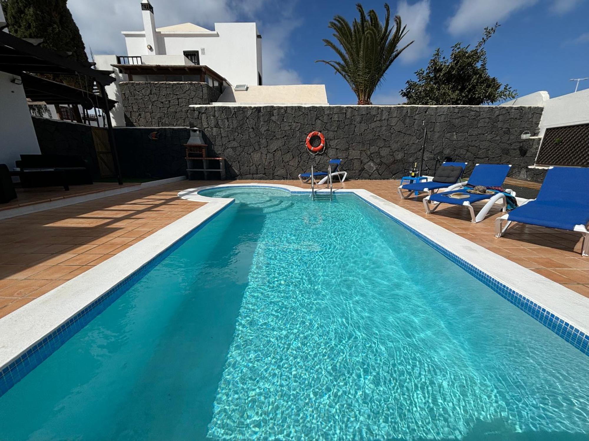 Villa Adel 56, Private Heated Pool, Parking Playa Blanca  Esterno foto
